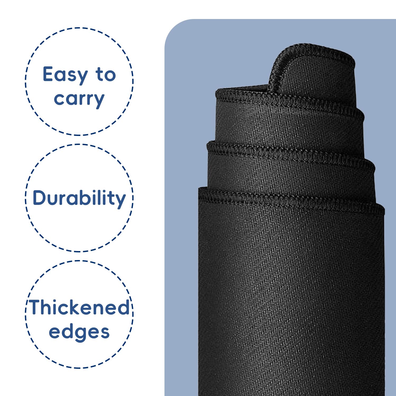 XINHUSU Grounding Mat 11.8"x23.6" Grounding Pad with 15ft Grounding Cord Grounding Mat